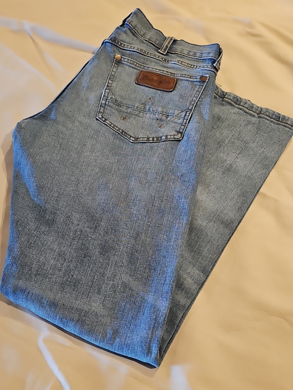 Wrangler Retro Slim Boot 32x34 Light Blue Men's Jeans